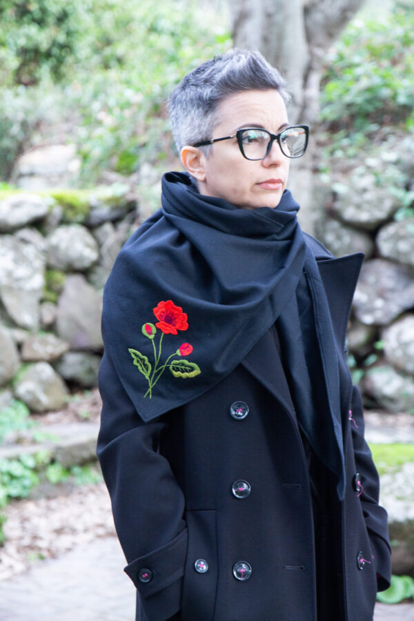 Scialletto in fresco lana Froreddos - immagine 2
